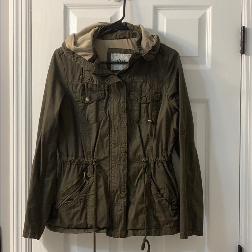 Green army jacket